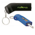 Auto Tire Gauge & LED Light Keyring